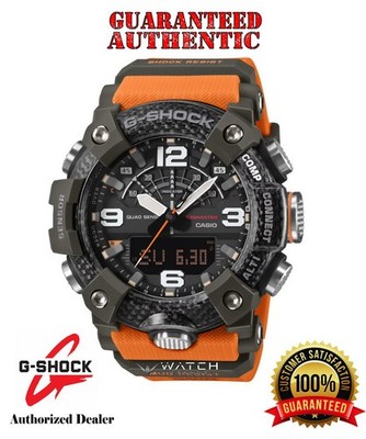 Casio G-Shock GGB100X-1A9 MUDMASTER MASTER OF G SERIES Quad Sensor Orange Watch