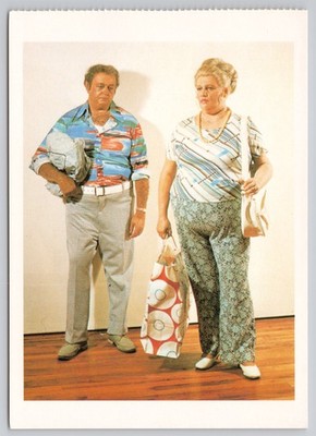 c37731 Duane Hanson Kunst Gemälde Postkarte