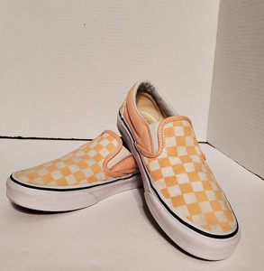 Orange Checkered Vans | eBay display picture 3