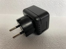 Black UK to EU Europe Grounded German Schuko Adapter Converter Travel Plug