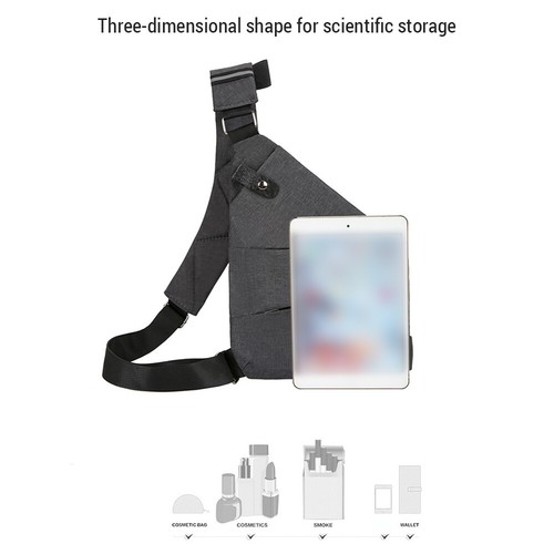 Shoulder Bag Chest Bag for Men / Women Lightweight Multi-functional Travel P0P0 - Picture 11 of 12