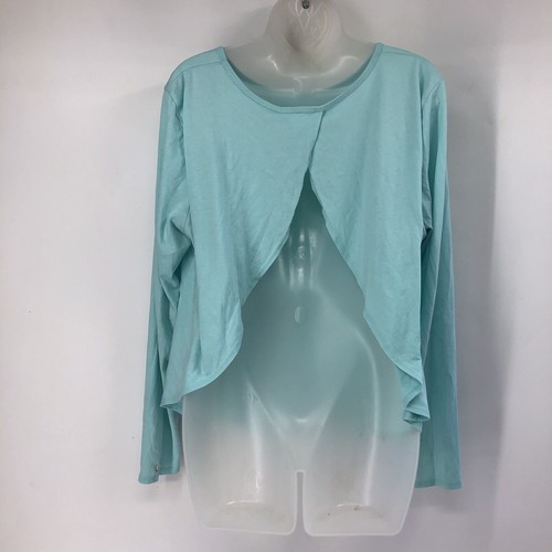 Fabletics Open Cross Back Shirt Women's Size XL Long Sleeve Activewear Top - Picture 2 of 6