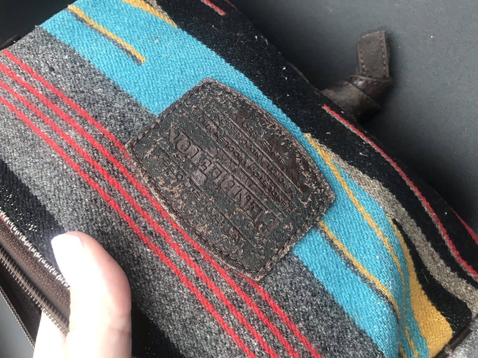 Pendleton Wool Blanket Aztec Print Purse Small Sh… - image 2