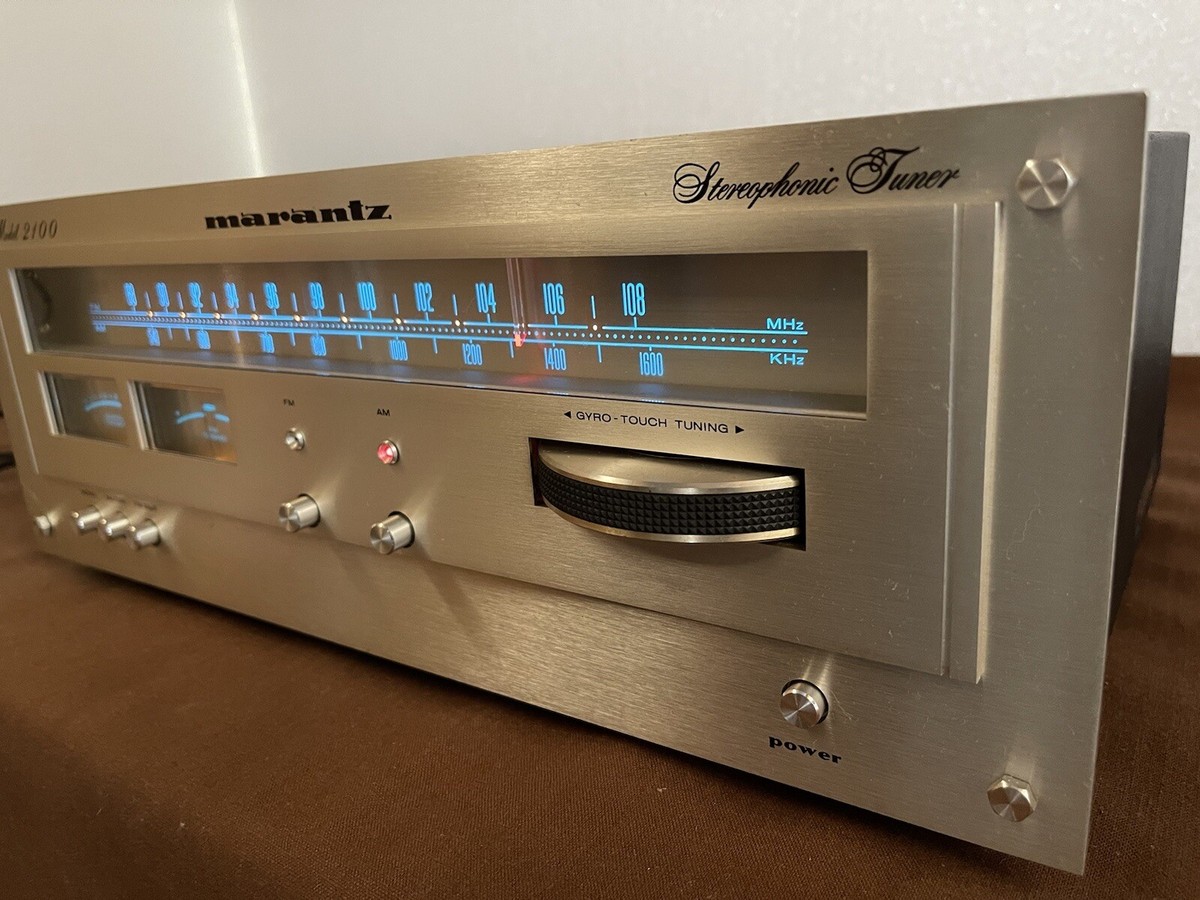 【通電OK】Marantz Model 2100 FM/AMステレオチューナー Marantz 2100 Tuner | Vintage Japanese AM/FM Stereophonic