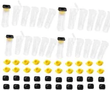 20 pcs Beekeeping Queen Bee Roller Cages bee rasing Rearing Cell Cup...
