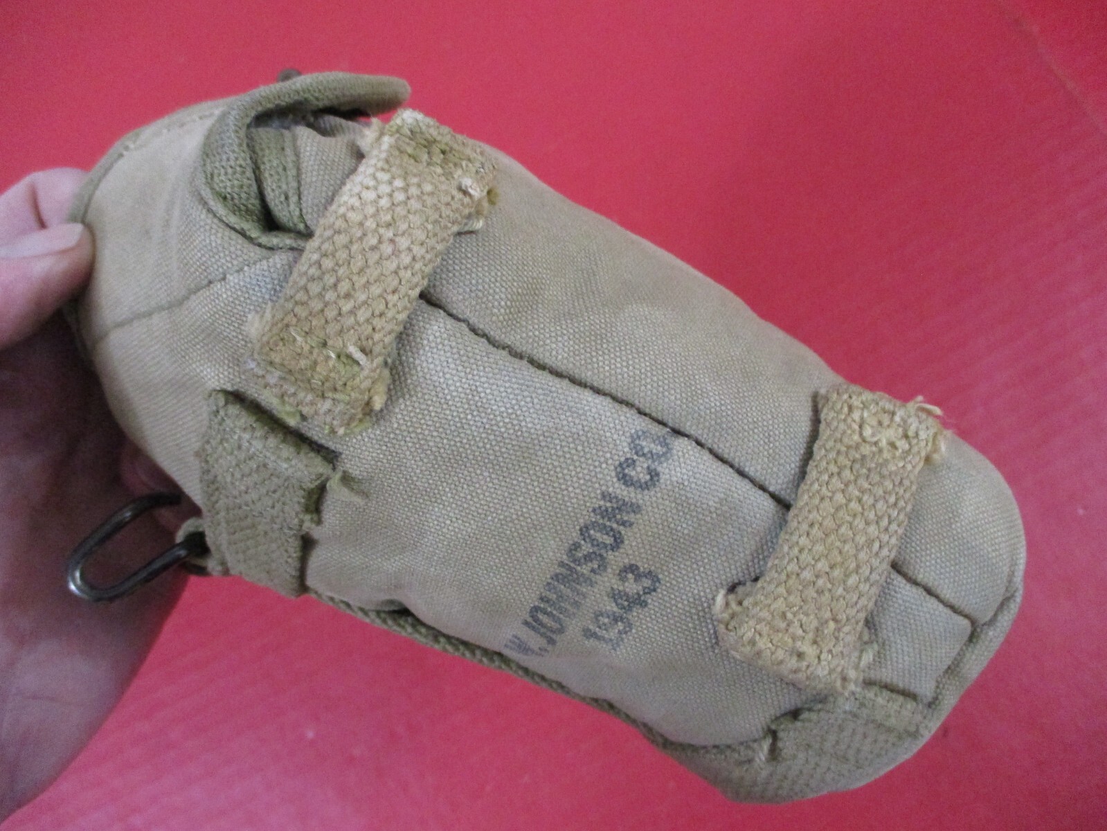 WWII Era US Army Airborne Paratrooper M1941 Canteen Cup & Cover Dtd