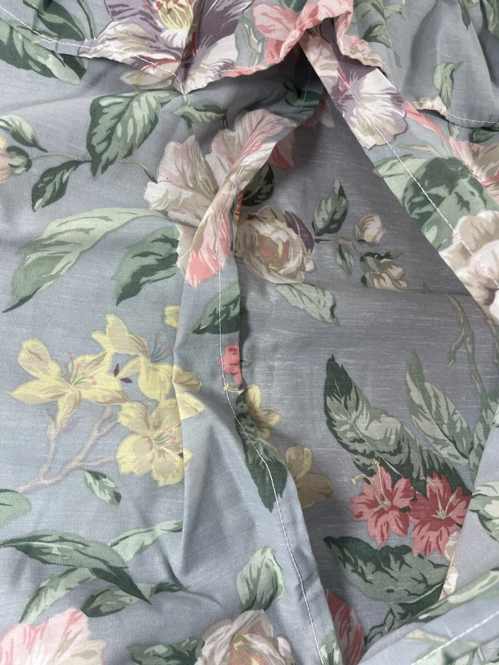 Funda de Almohada FLORAL De Colección Falsa Estándar Casa de Campo Granja Cama Decoración Foto 4 de 4