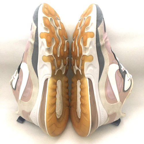 Nike Womens Air Max React 270 Shoes Size 10.5 Pink Gray Running Casual Sneakers - Picture 9 of 11