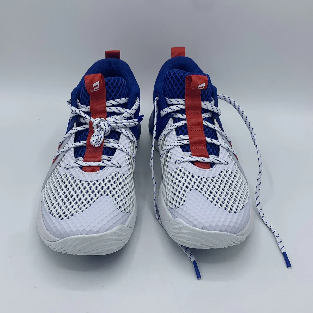 Under Armour UA Embiid 1 Basketball Shoes Red White Blue Mens Size