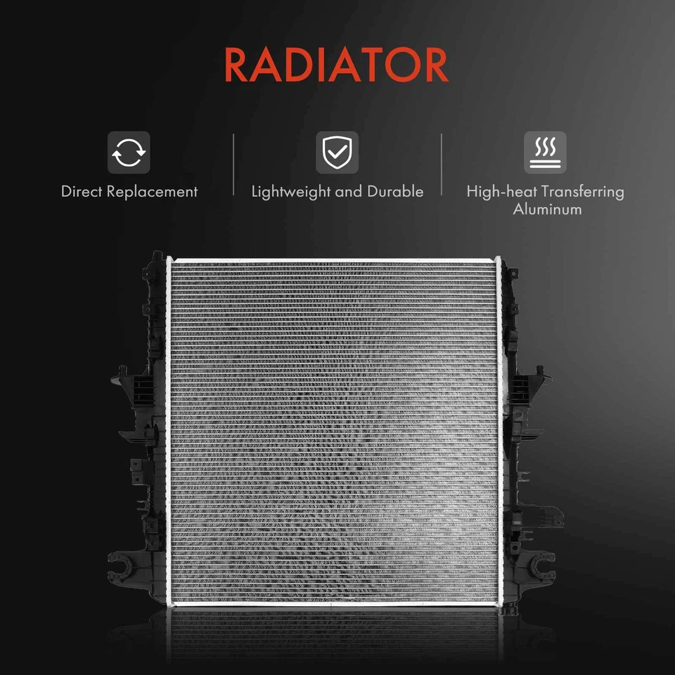 Радиатор без масляного радиатора для INFINITI QX56 2011-2013 Nissan Armada 2017-2019 5,6 л - Изображение 2 из 4