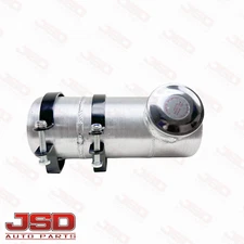 4''x10'' 0.48 Gallon Fuel Tank End Fill Aluminum Spun 1/4'' NPT Gas Tank - Bike