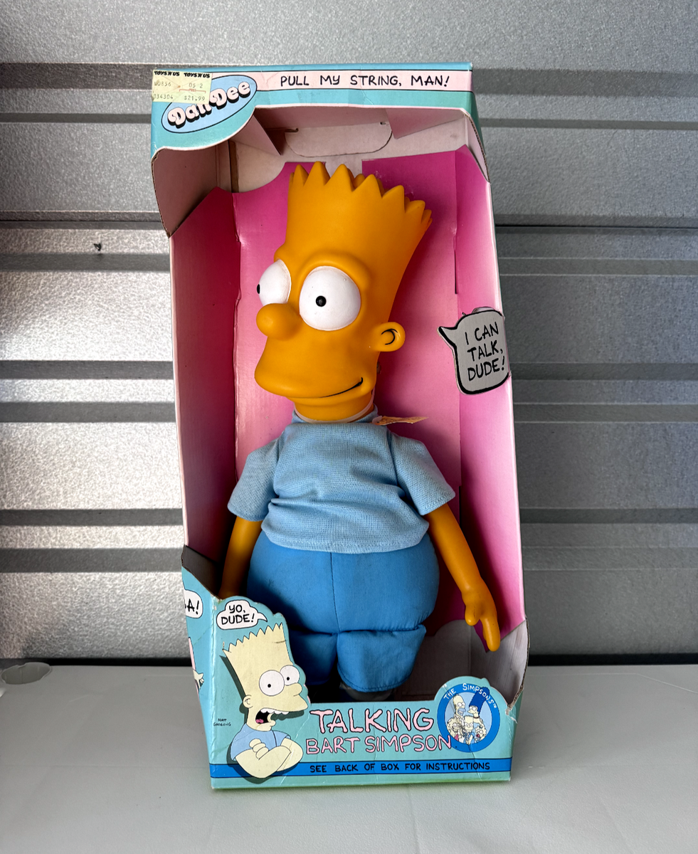 THE SIMPSON バートトーキングドール 1990 Talking BART SIMPSON The Simpsons Pull-String 18