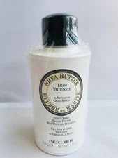 Perlier Shea Butter Velvety Effect Talcum Powder, 3.5 oz    WHITE LILY Fragrance