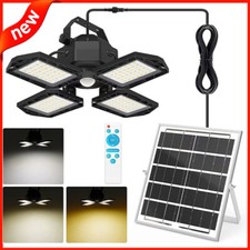 168LED Solar Pendant Light Outdoor Indoor Solar Powered Motion Sensor Shed Light