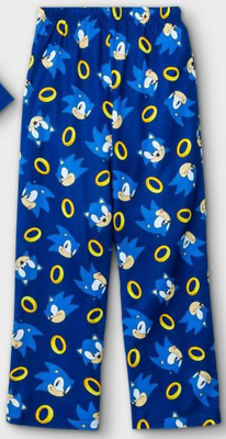 NWT Boy's Sonic the Hedgehog Pajamas Set Video Game 8 M SEGA