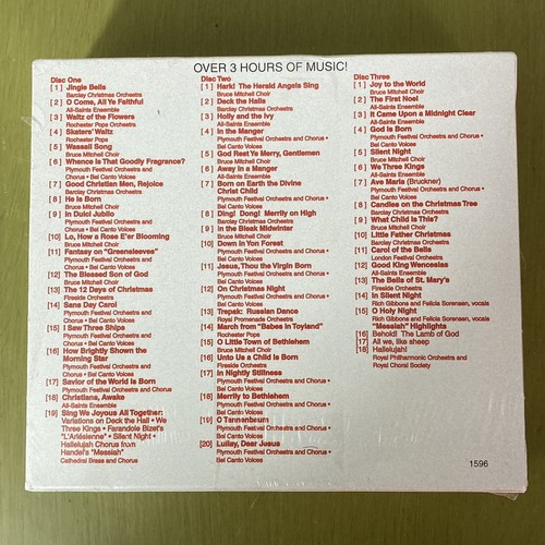 Sleighride 3 CD Set Worlds Most Beautiful Christmas Carols 3 hours of music new - Picture 2 of 12