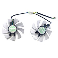 White Graphics Card Cooling Fans for ZOTAC GTX1660 SUPER Destroyer HY/HB