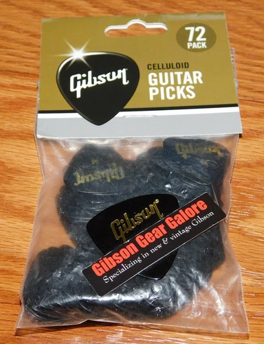 Gibson Les Paul Guitar Picks Medium Classical Parts Acoustic Candy SG Genuine T
