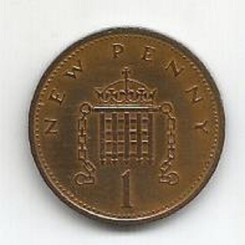 GREAT BRITAIN 1 NEW PENNY 1979 - Picture 2 of 2
