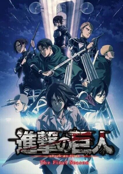 DVD Attack On Titan: Season 1-4 Complete Anime~With English