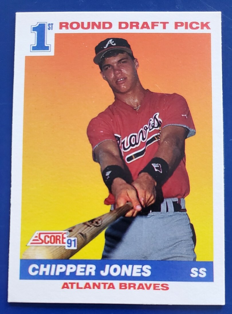 1991 Score Chipper Jones Atlanta Braves #671 RC