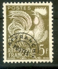 PHOTO CONTRACTUELLE / TIMBRE FRANCE PREOBLITERE NEUF SANS GOMME N° 107 COQ