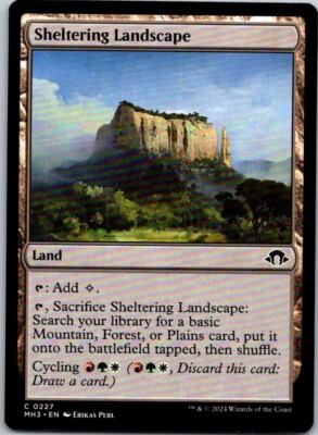 Magic the Gathering Sheltering Landscape Modern Horizons 3 MTG Free Shipping!