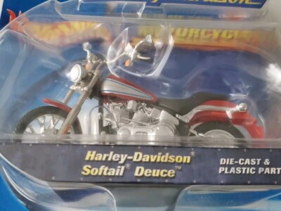 HARLEY DAVIDSON SOFTAIL VINTAGE 1:18 HOT WHEELS DIE-CAST 2000