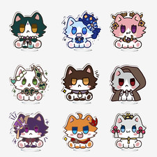 Acrylic Standing Plate Genshin Impact Keychain Anime Ornaments Cosplay Gifts