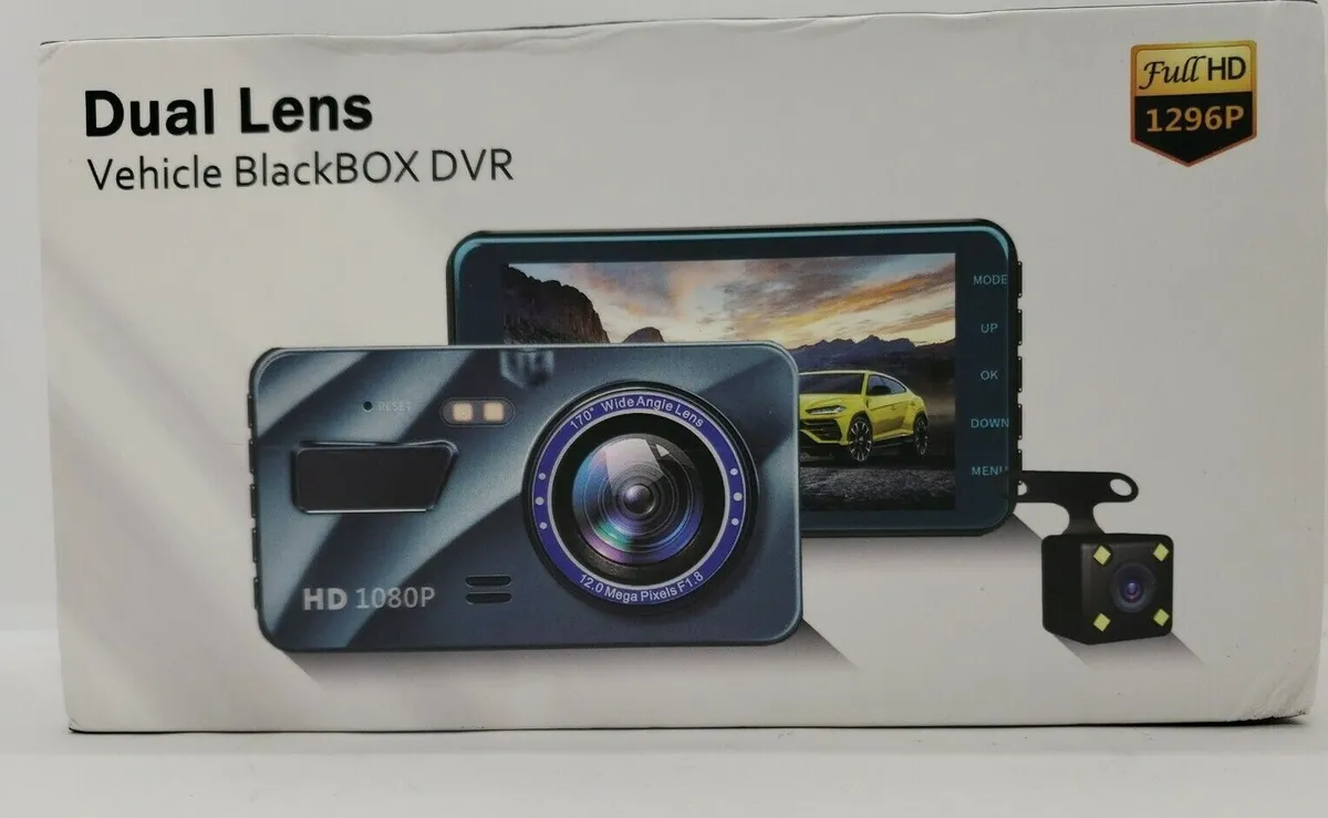Hot Sale Car Black Box 1080P 4.0 Inch Front and Rear Dual Lens Car