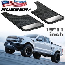 2pcs 1911 Universal Rubber Mud Flaps For Pickup Trucks Car Van Splash Guards