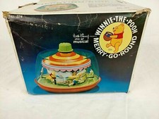 SUPER RARE   Vintage Walt Disney  Ohio Art Co. Musical Merry-Go-Round 1960s