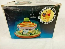 SUPER RARE!!!! Vintage Walt Disney & Ohio Art Co. Musical Merry-Go-Round 1960s