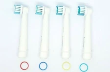 4 pcs TOOTHBRUSH REPLACEMENT HEADS COMPATIBLE  FIT ORAL B BRAUN PRECISION CLEAN