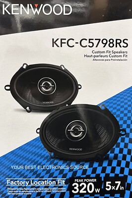 NEW Kenwood KFC-C5798RS 5''x7'' 2-Way Coaxial Car Audio Speakers (PAIR) 5x7