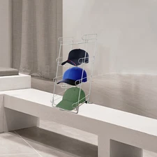 4-tier Hat Display Stand Tabletop Hat Display Rack Hat Display Rack for Retail