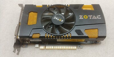 ZOTAC nVIDIA GeForce GTX 550 Ti Video Card 1 GB | ZT-50401 Great Cond Free Ship!