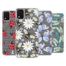 HEAD CASE DESIGNS WATERCOLOUR INSECTS SOFT GEL CASE FOR LG PHONES 1