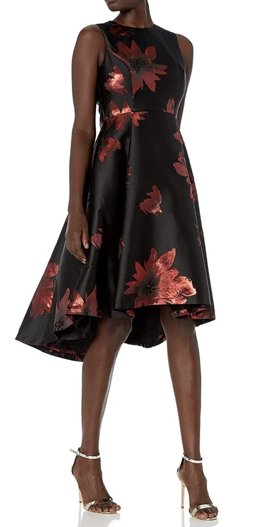 calvin klein a line high low dress Calvin Klein Women's Crew Neck Midi Dress - Indigo