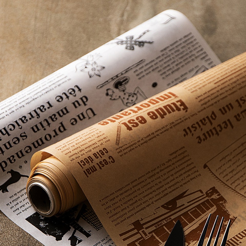 1 Roll Parchment Paper Heatresistant Oilproof Antistick Baking