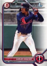 2022 1st Bowman Paper  #BP-1 Carlos Aguiar