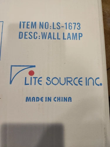 Lite Source LS-1673 Checks Wall Light Polished Steel Finish Frosted Glass - Picture 2 of 3