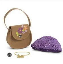 American Girl Julie CLASSIC ACCESSORIES MEET retired purse hat original version