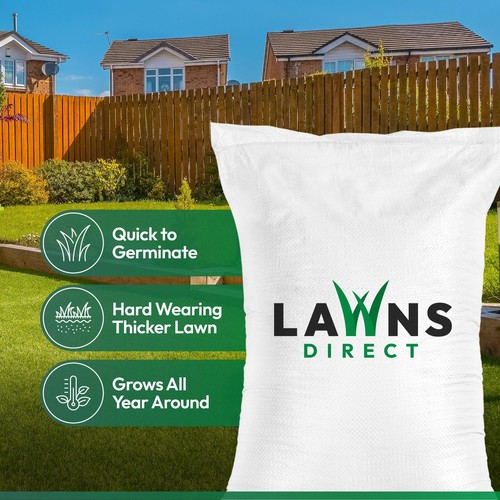 Hardwearing Grass Seed Professional Landscaping Premium Lawn Seed 250g