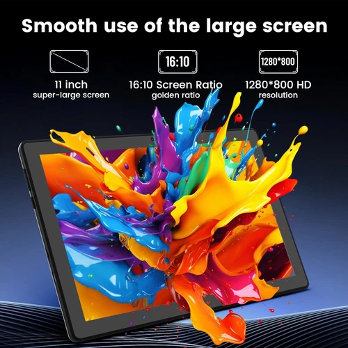 Tablet 11 Zoll Android 14 Tablets 14GB RAM + 128GB ROM (TF 1TB) mit Octa-Core - Bild 4 von 6