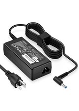 Charger Compatible with HP Laptop Computer 65W 45W Smart Blue Tip Power Adapter