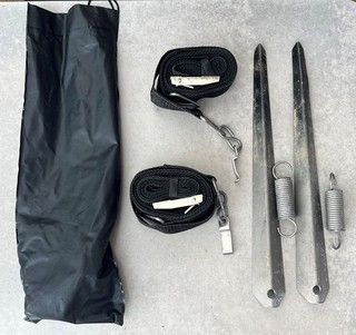 THULE AWNING STORM HOLD DOWN SIDE SECURING STRAPS PAIR
