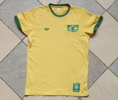 70's サッカー ブラジル代表 ヴィンテージ　シャツ Vintage Adidas Brazil 1970 All Time Greatest Soccer Jersey Mens