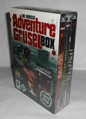 DIE GROSSE GRUSELBOX 3er Sammler PappBox SCARE + Vampire+ Scratches D.Cut OVP