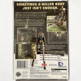 Tomb Raider (Sega Saturn, 1996) Lara Croft EIDOS CIB